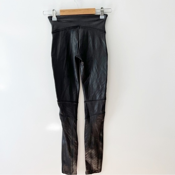 Spanx Faux Leather Moto Leggings - Picture 7 of 15